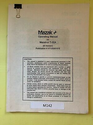 Mazak 640m Iso Programming Manual
